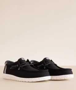 Shoes | HEYDUDE™ Wally Break Dice Shoe Black Grey
