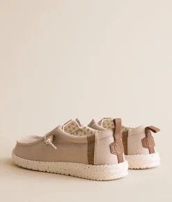 HEYDUDE™ Wally Break Foulard Shoe Tan Discount