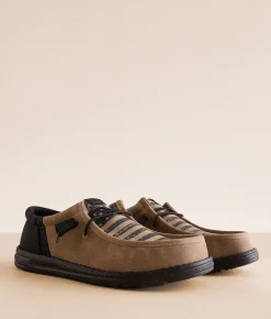 Shoes | HEYDUDE™ Wally Break Funk Valor Shoe Brown Black