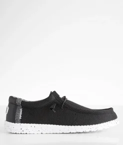 HEYDUDE™ Wally Break Panther Stretch Shoe Black Discount