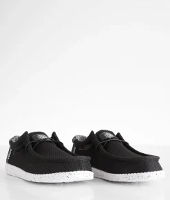 HEYDUDE™ Wally Break Panther Stretch Shoe Black Discount