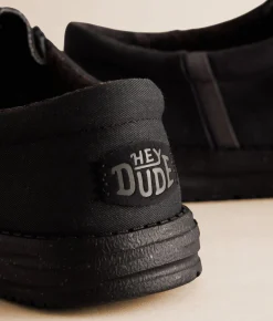 Shoes | HEYDUDE™ Wally Break Substance Shoe Black Black