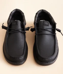 Shoes | HEYDUDE™ Wally Break Tar Shoe Black Grey
