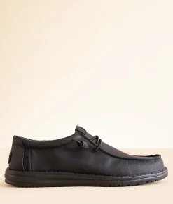 Shoes | HEYDUDE™ Wally Break Tar Shoe Black Grey