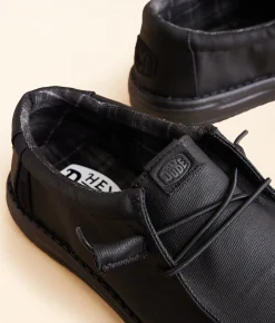 Shoes | HEYDUDE™ Wally Break Tar Shoe Black Grey