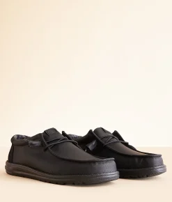 Shoes | HEYDUDE™ Wally Break Tar Shoe Black Grey