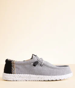 HEYDUDE™ Wally Break Tasmanian Shoe Navy Multi Clearance