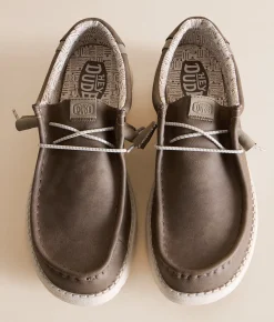 HEYDUDE™ Wally Break Umber Shoe Walnut New