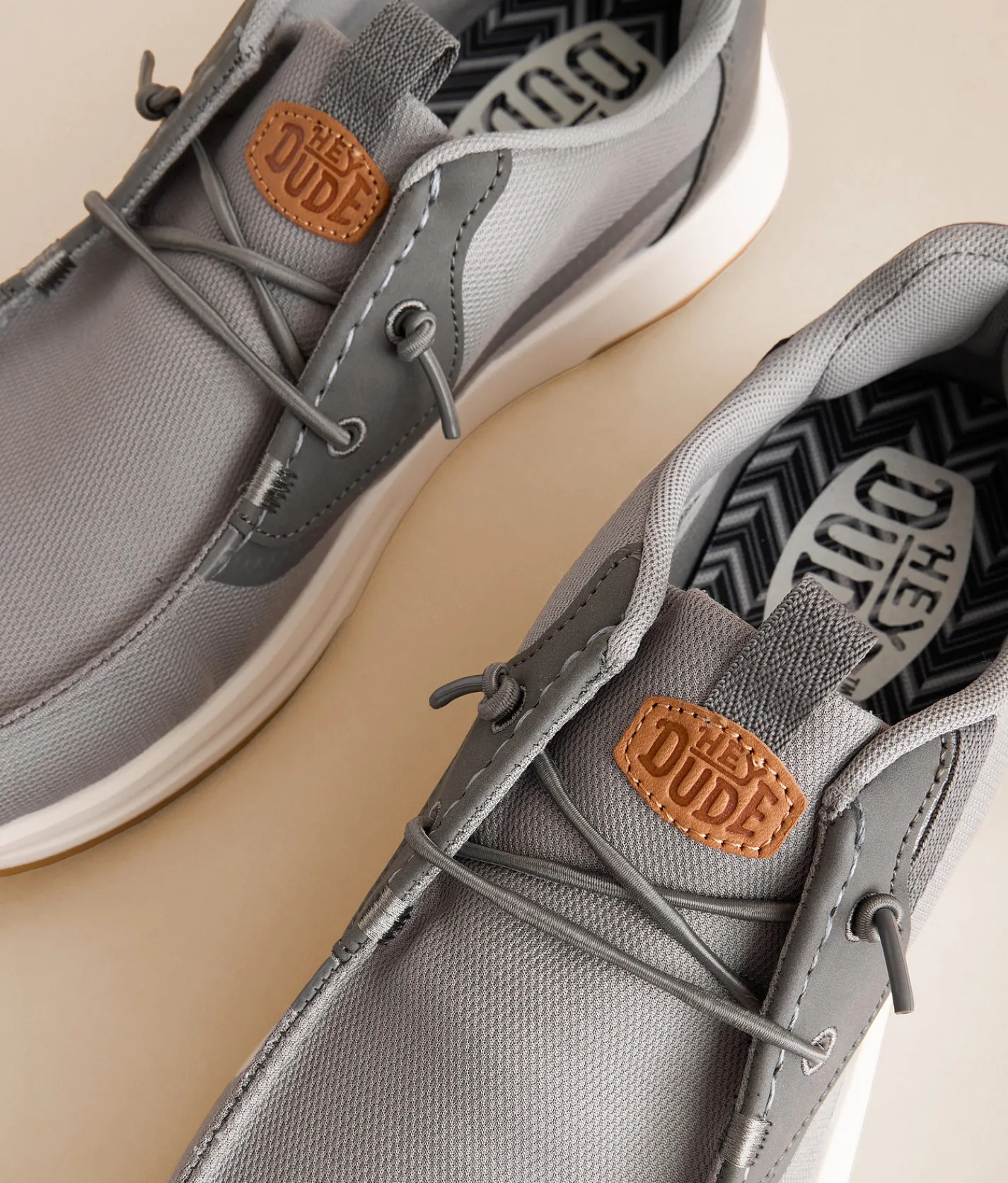 HEYDUDE™ Wally Drift Mesh Shoe Monument Grey Discount
