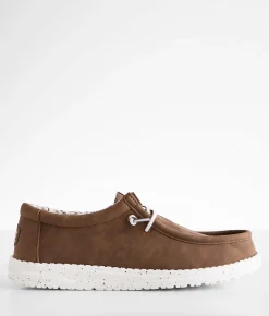 Shoes | HEYDUDE™ Wally Embossed Flag Shoe Brown