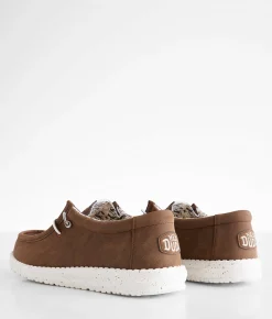 Shoes | HEYDUDE™ Wally Embossed Flag Shoe Brown