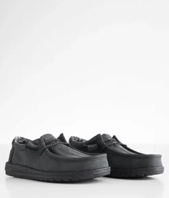 Shoes | HEYDUDE™ Wally Embossed Flag Shoe Grey Black