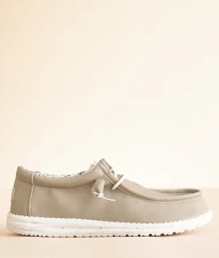 Shoes | HEYDUDE™ Wally Embossed Flag Shoe Tan