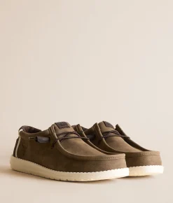 HEYDUDE™ Wally Embossed Steerhead Shoe Brown Sale