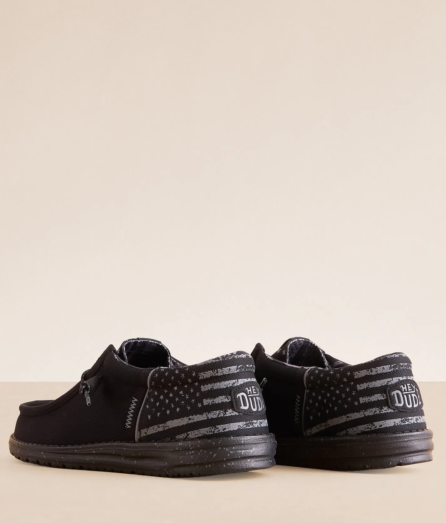 HEYDUDE™ Wally Funk Break Trust Shoe Black Grey Hot