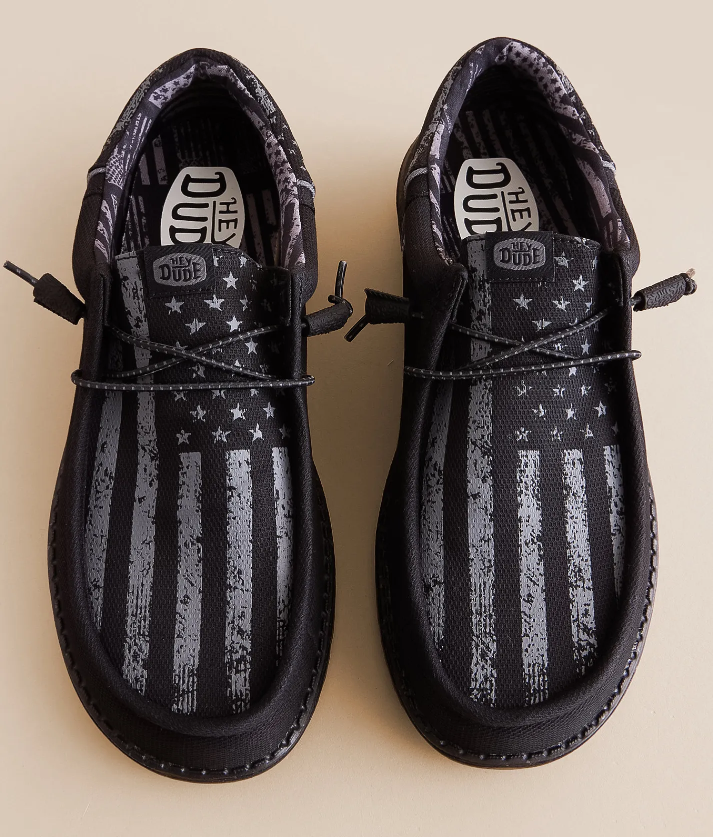 HEYDUDE™ Wally Funk Break Trust Shoe Black Grey Hot