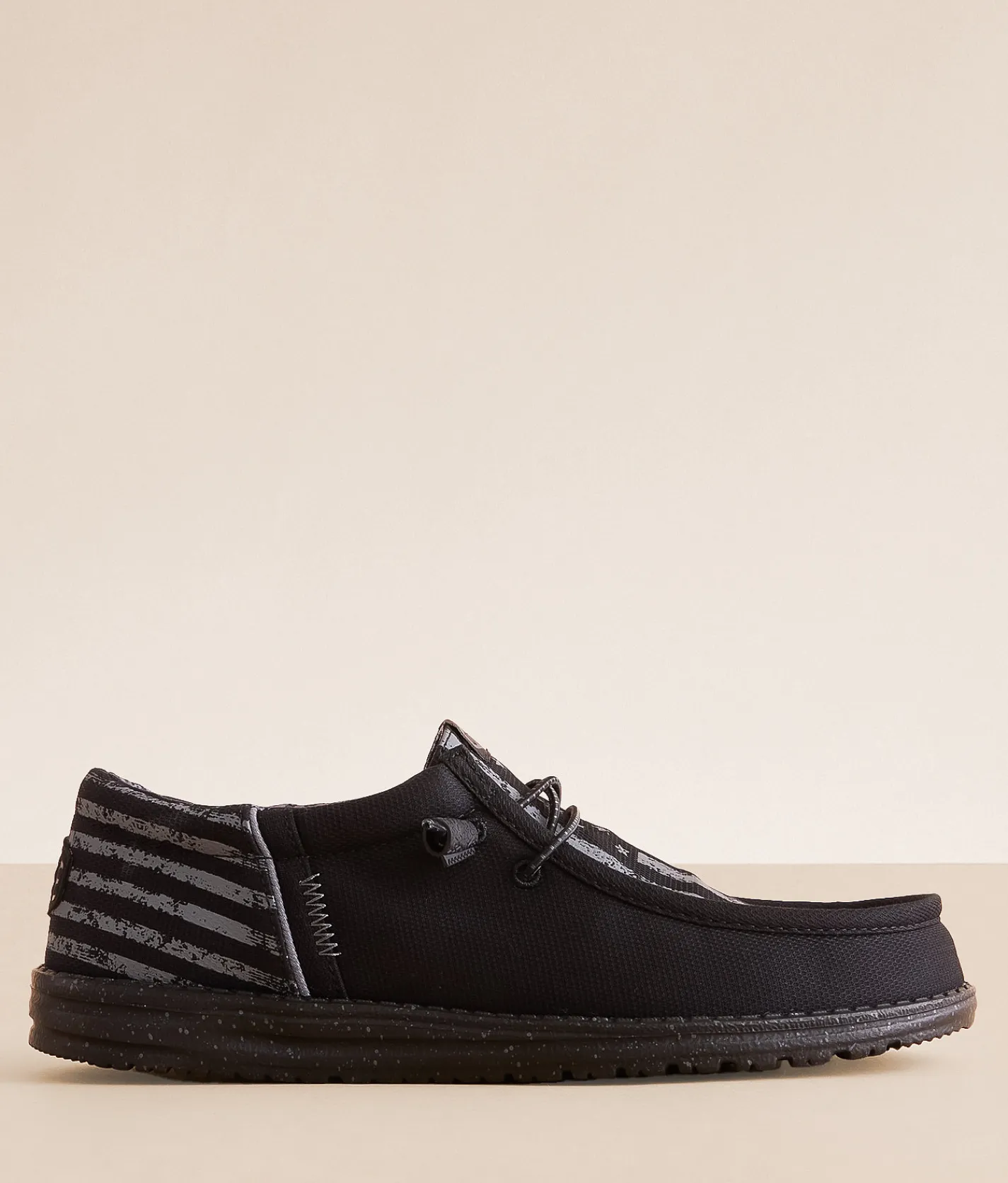 HEYDUDE™ Wally Funk Break Trust Shoe Black Grey Hot