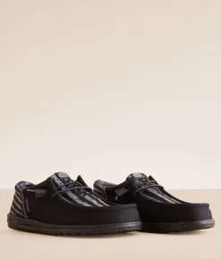 HEYDUDE™ Wally Funk Break Trust Shoe Black Grey Hot
