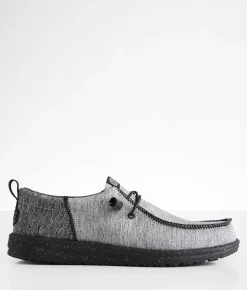 HEYDUDE™ Wally Funk Carp Shoe Grey Black Sale