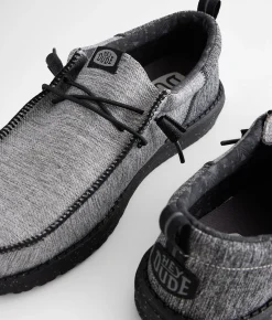 HEYDUDE™ Wally Funk Carp Shoe Grey Black Sale