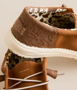 HEYDUDE™ Wally Funk Cattle Shoe Brown Clearance
