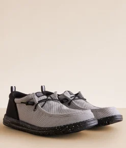 HEYDUDE™ Wally Funk Coda Shoe Grey Black Outlet