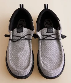 HEYDUDE™ Wally Funk Coda Shoe Grey Black Outlet