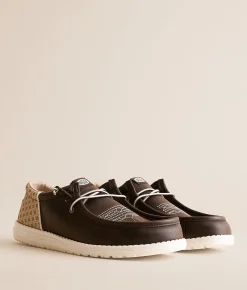 Shoes | HEYDUDE™ Wally Funk Cowboy Shoe Brown