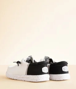 Shoes | HEYDUDE™ Wally Funk Domino Shoe White Black