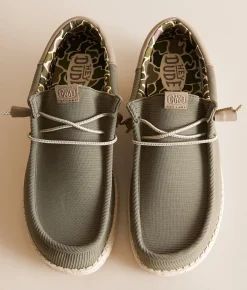 HEYDUDE™ Wally Funk Hunter Shoe Olive Discount