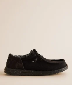 HEYDUDE™ Wally Funk Ink Shoe Black Black New
