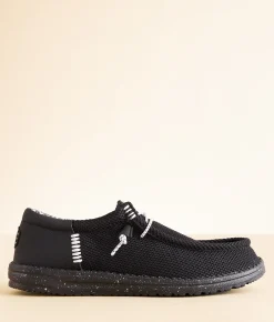 Shoes | HEYDUDE™ Wally Funk Marble Shoe Grey Black