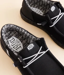 Shoes | HEYDUDE™ Wally Funk Marble Shoe Grey Black