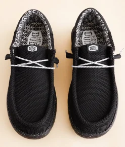Shoes | HEYDUDE™ Wally Funk Marble Shoe Grey Black