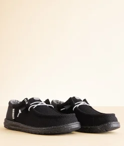 Shoes | HEYDUDE™ Wally Funk Marble Shoe Grey Black