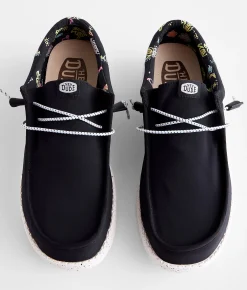 Shoes | HEYDUDE™ Wally Funk Neon Tropical Shoe Black