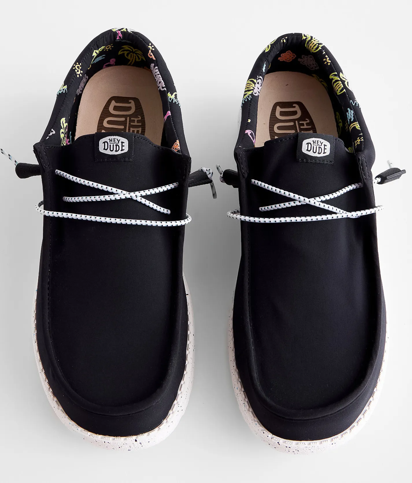 Shoes | HEYDUDE™ Wally Funk Neon Tropical Shoe Black