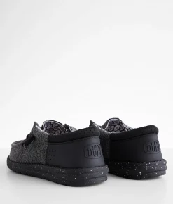 HEYDUDE™ Wally Funk Onyx Shoe Grey Black New