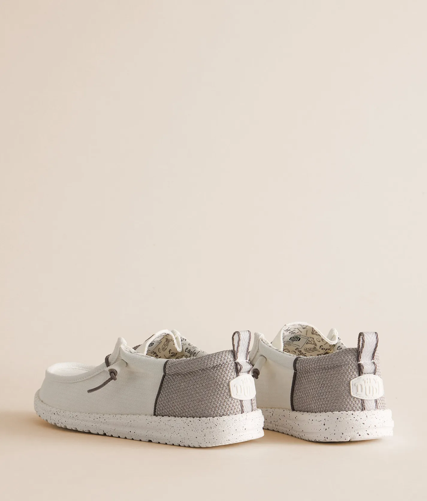 Shoes | HEYDUDE™ Wally Funk Par Shoe White Tan