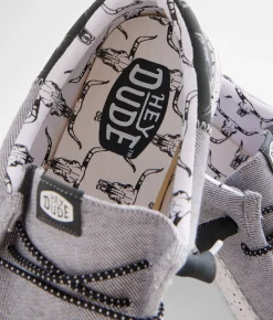 HEYDUDE™ Wally Funk Rancher Shoe Grey Black