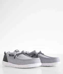 HEYDUDE™ Wally Funk Rancher Shoe Grey Black