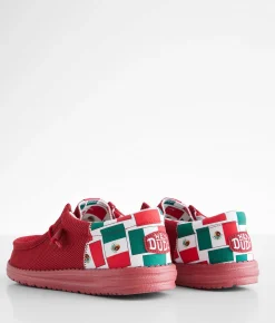 Shoes | HEYDUDE™ Wally Funk Red Shoe Varsity Red Multi