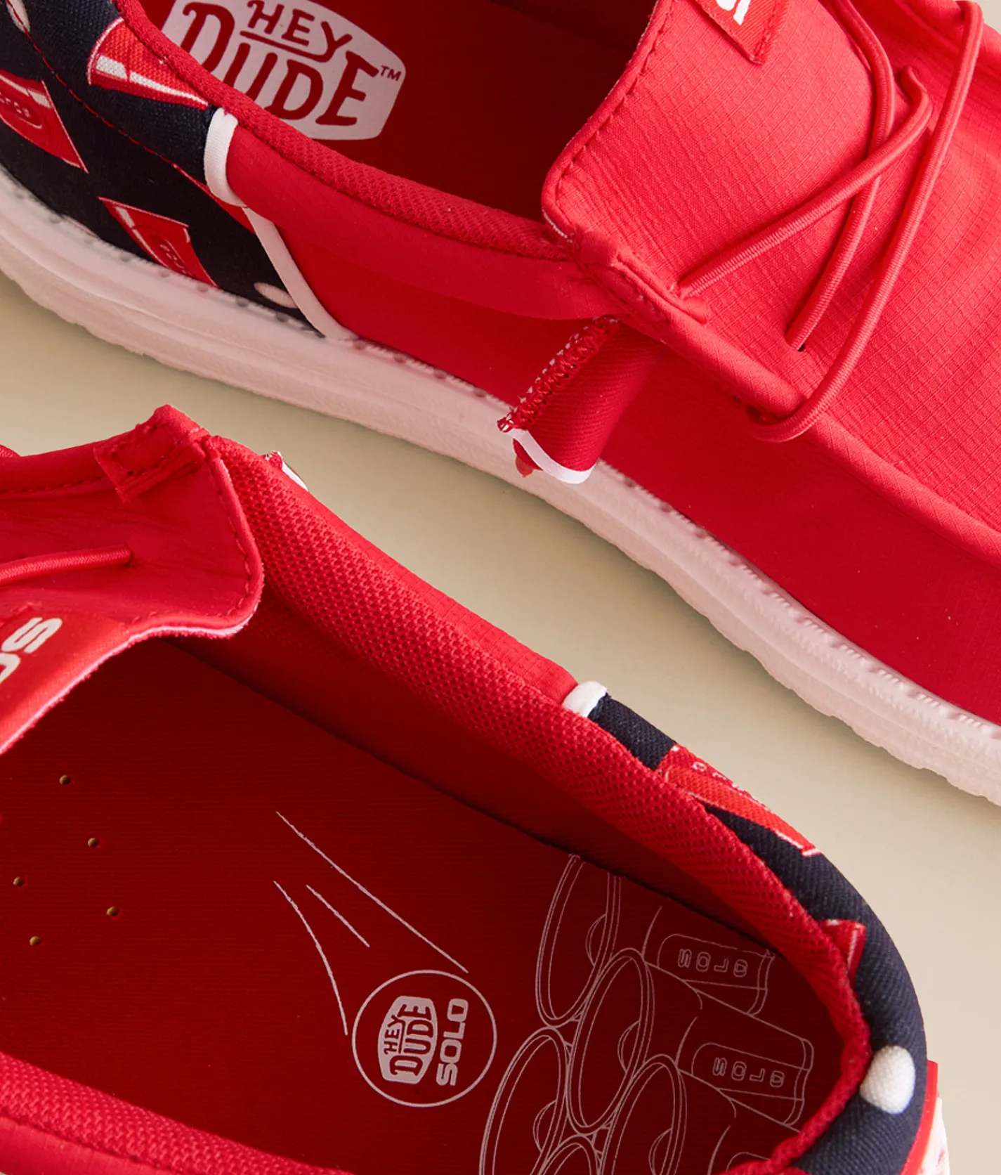 HEYDUDE™ Wally Funk Solo® Cup Shoe Red New