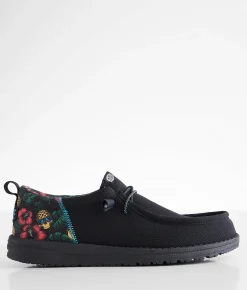 Shoes | HEYDUDE™ Wally Funk Tropical Skull Shoe Black Multi
