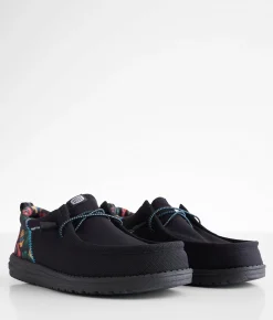 Shoes | HEYDUDE™ Wally Funk Tropical Skull Shoe Black Multi