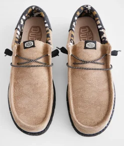 Shoes | HEYDUDE™ Wally Funk Washed Camo Shoe Tan Camo