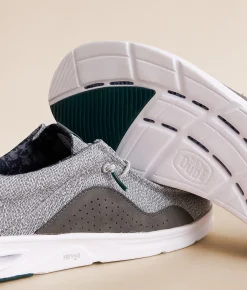 HEYDUDE™ Wally Hey2O Mesh Shoe Monument Grey Dawn Blue Hot