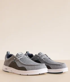 HEYDUDE™ Wally Hey2O Mesh Shoe Monument Grey Dawn Blue Hot