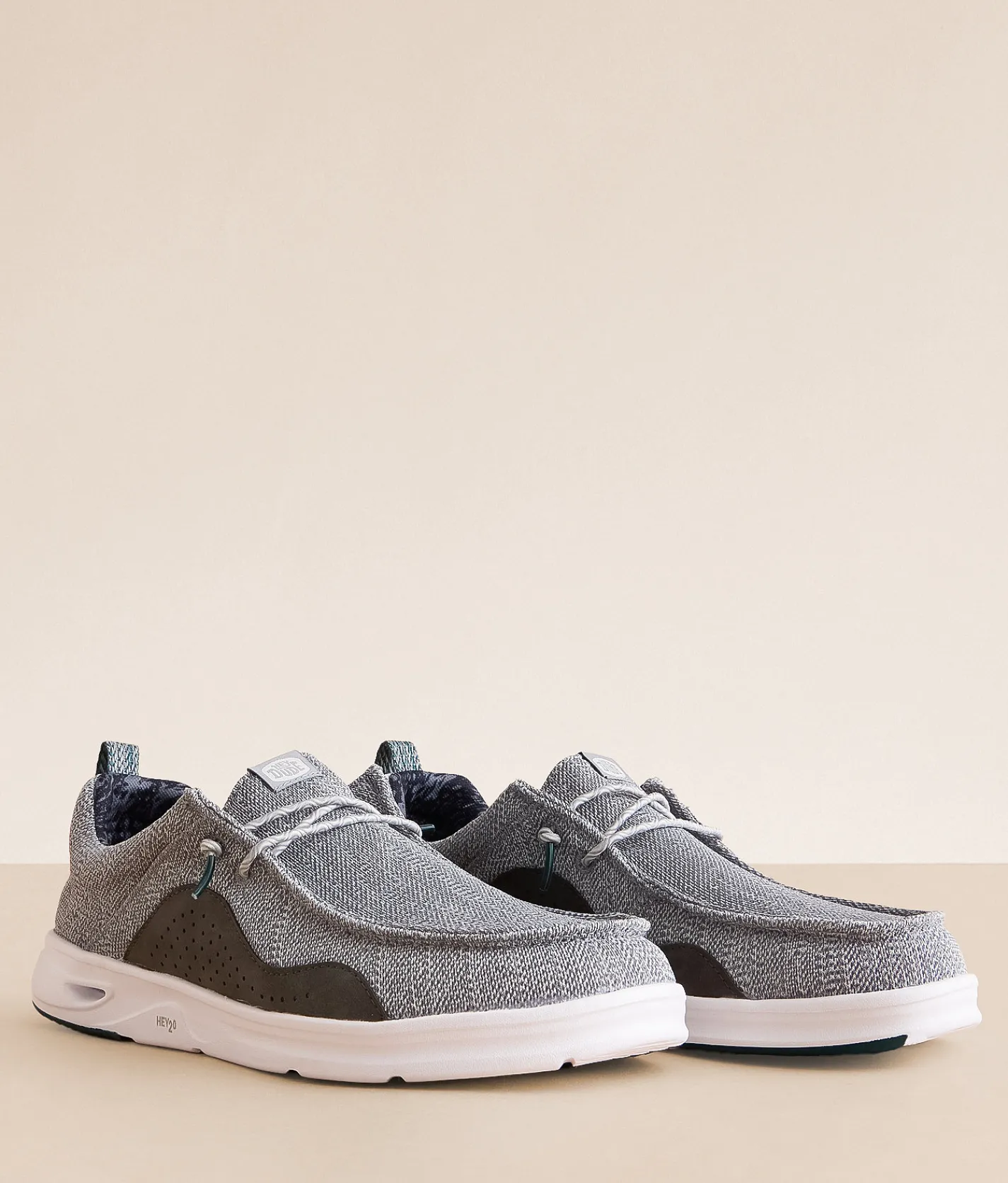 HEYDUDE™ Wally Hey2O Mesh Shoe Monument Grey Dawn Blue Hot
