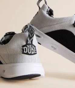 HEYDUDE™ Wally HEY2O Pepper Shoe Black White